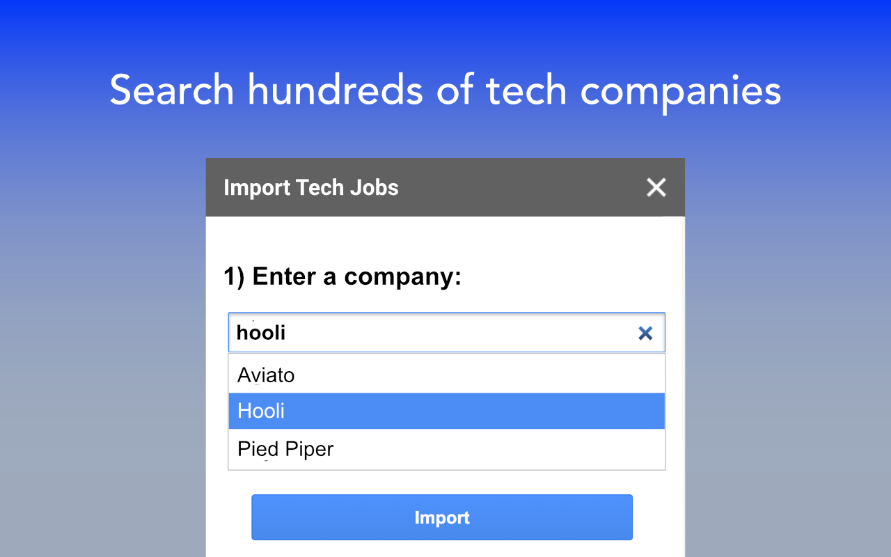 Search hundreds of tech companies